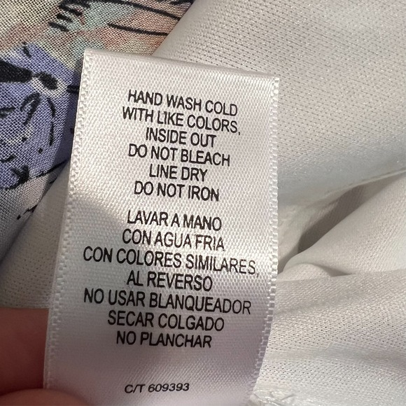 Danny & Nicole Maxi Dress Size 12 Floral Colorful‎ Ruffle Sleeve Flowy Garden - Picture 11 of 16